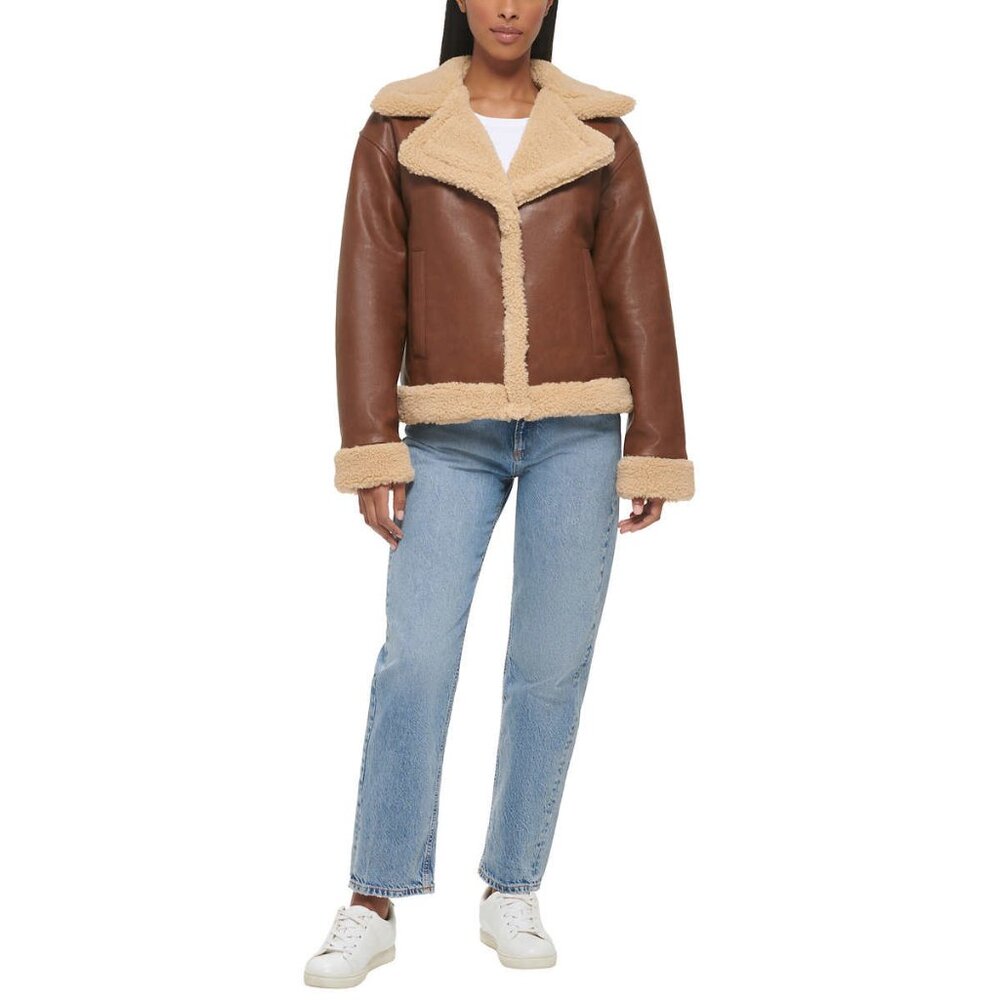 Levi's Ladies' Faux Leather Trucker‎ Jacket